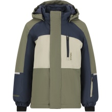 Zigzag Winter-Skijacke Scout W-PRO 10.000 (wasserdicht, winddicht) khaki/blau/beige Kinder