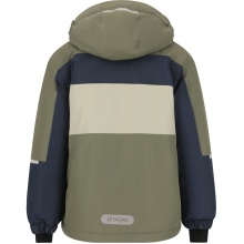 Zigzag Winter-Skijacke Scout W-PRO 10.000 (wasserdicht, winddicht) khaki/blau/beige Kinder