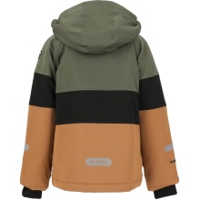 Zigzag Winter-Skijacke Taylora W-PRO 15.000 (4-Wege-Stretch, wasserdicht, winddicht) khaki/braun Kinder