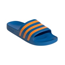 adidas Badeschuhe Adilette Aqua 3-Streifen royalblau/orange Herren - 1 Paar