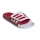 adidas Badeschuhe Adilette TND (Klettverschluss, Cloudfoam Zwischensohle) weiss/rot - 1 Paar