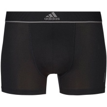 adidas Unterwäsche Boxershorts Trunk Active Micro Flex Eco - mehrfarbig grau/schwarz - 3 Stück