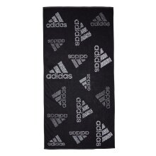 adidas Handtuch Branded Must-Have (100% Baumwolle) schwarz/weiss 50x100cm
