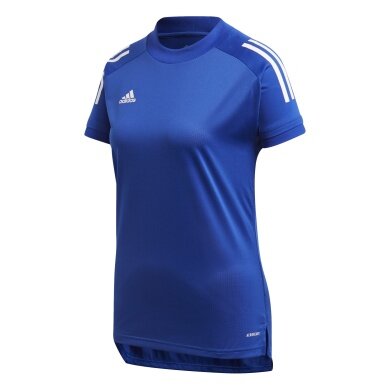 adidas Sport-Shirt Condivo 20 (schnelltrocknend, feuchtigkeitstransport) royalblau Damen