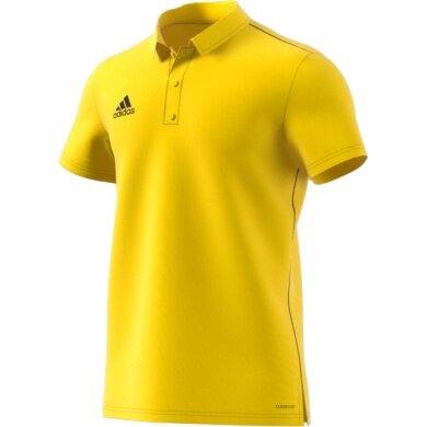 adidas Sport-Polo Core 18 Climalite gelb Herren