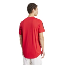 adidas Tennis-Tshirt Club 3-Streifen rot Herren