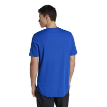 adidas Tennis-Tshirt Club 3-Streifen royalblau Herren