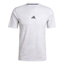 adidas Trainings-Tshirt Power Workout weiss/schwarz Herren