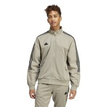 adidas Trainingsjacke Tiro (100% Baumwolle) grüngrau Herren