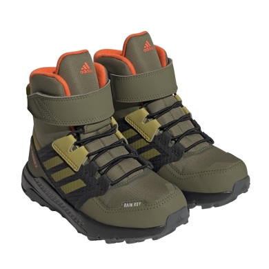 adidas Wanderschuhe Terrex Trailmaker High COLD.RDY dunkelgrün Kinder