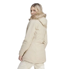 adidas Wintermantel Hooded Fur Parka (wasserabweisend) beige Damen