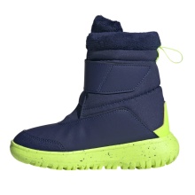 adidas Winterstiefel Winterplay C 2024 (Klettverschluss) dunkelblau/grün Kinder