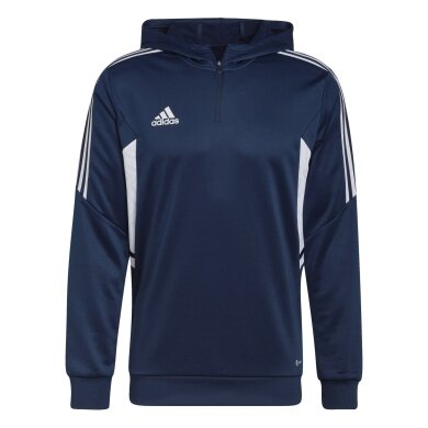 adidas Kapuzenpullover Condivo 22 Track Hoodie (schmal geschnitten, rec. Polyester) dunkelblau Herren