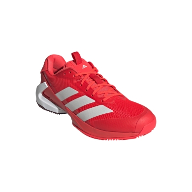 adidas Tennisschuhe Adizero Ubersonic 5 Clay/Sandplatz rot/weiss Herren