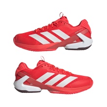 adidas Tennisschuhe Adizero Ubersonic 5 Clay/Sandplatz rot/weiss Herren