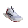 adidas Hallen-Indoorschuhe CrazyFlight 5 Mid weiss/rot Damen