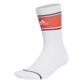 adidas Sportsocken Crew Cushioned Sportswear Logo Graphic (feuchtigkeitsabsorbierende) weiss/orange - 2 Paar