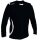GECO Sport-Langarmshirt Levante (100% Polyester) schwarz/weiss Herren
