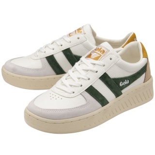 Gola Sneaker Grandslam Trident weiss/grün/gelb Damen