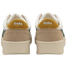 Gola Sneaker Grandslam Trident weiss/grün/gelb Damen