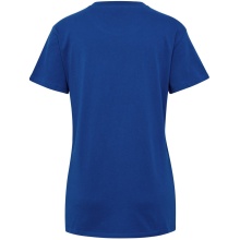 hummel Sport/Freizeit-Shirt hmlGO 2.0 Logo (Bio-Baumwolle) Kurzarm dunkelblau Damen