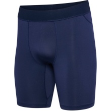 hummel Funktionshose hmlBL Performance Short Tight (Polyester, enganliegend) marineblau Herren