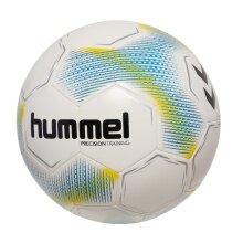 hummel Fussball hmlPRECISION Training (Große 5) weiss/blau/gelb - 1 Ball