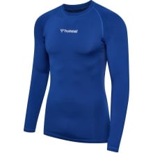 hummel Funktionsunterwäsche Langarmshirt hmlBL Performance Tee dunkelblau Herren