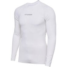 hummel Funktionsunterwäsche Langarmshirt hmlBL Performance Tee weiss Herren