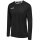 hummel Sport-Langarmshirt hmlAUTHENTIC Poly Jersey (leichter Jerseystoff) schwarz/weiss Kinder