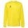 hummel Sport-Langarmshirt hmlESSENTIAL Sweatshirt (Interlock-Stoff) gelb Kinder