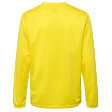 hummel Sport-Langarmshirt hmlESSENTIAL Sweatshirt (Interlock-Stoff) gelb Kinder