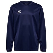 hummel Sport-Langarmshirt hmlESSENTIAL Sweatshirt (Interlock-Stoff) marineblau Kinder