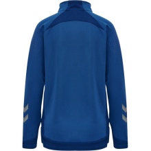 hummel Sport-Langarmshirt hmlLEAD Half-Zip (Sweatstoff) dunkelblau Damen