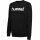 hummel Pullover Basic hmlGO Cotton Sweatshirt Big Logo (Baumwolle) schwarz Kinder