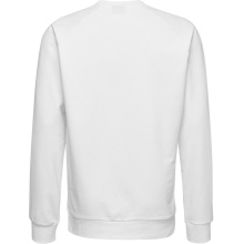 hummel Pullover Basic hmlGO Cotton Sweatshirt Big Logo (Baumwolle) weiss Kinder