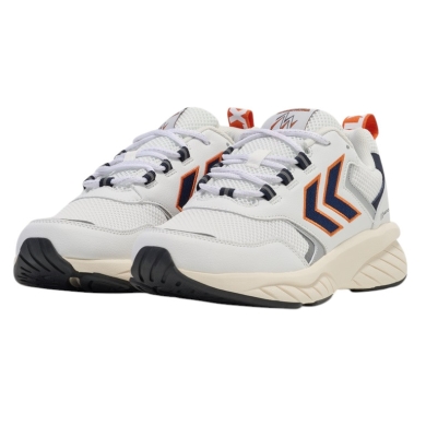 hummel Sneaker Marathona Reach LX CH - weiss/schwarz/orange