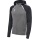 hummel Sport-Trainingsjacke hmlLEAD 2.0 Zip Hoodie (hohe Atmungsaktivität, schnelltrocknend) grau/schwarz Herren