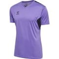 hummel Sport-Tshirt hmlAUTHENTIC Jersey (100% Polyester) Kurzarm violett/schwarz Herren