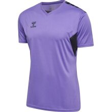 hummel Sport-Tshirt hmlAUTHENTIC Jersey (100% Polyester) Kurzarm violett/schwarz Herren