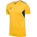 hummel Sport-Tshirt hmlAUTHENTIC Jersey (100% Polyester) Kurzarm gelb/blau Herren