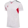 hummel Sport-Tshirt hmlAUTHENTIC Jersey (100% Polyester) Kurzarm weiss/rot Herren