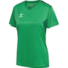 hummel Sport-Shirt hmlAUTHENTIC Jersey (100% Polyester) Kurzarm grün Damen