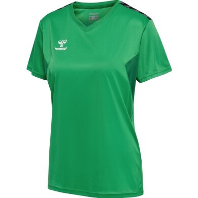 hummel Sport-Shirt hmlAUTHENTIC Jersey (100% Polyester) Kurzarm grün Damen