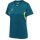 hummel Sport-Shirt hmlAUTHENTIC Jersey (100% Polyester) Kurzarm coralblau/limegrün Damen