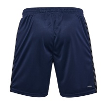 hummel Sporthose hmlAUTHENTIC PL Shorts (100% Polyester) kurz marineblau Herren