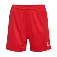 hummel Sporthose hmlESSENTIAL Shorts (angenehmes Tragegefühl) kurz rot Damen