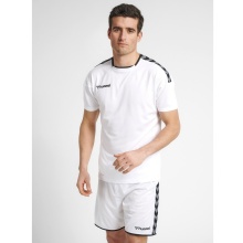 hummel Sport-Tshirt hmlAUTHENTIC Poly Jersey (leichter Jerseystoff) Kurzarm weiss Herren