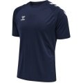 hummel Sport-Tshirt hmlCORE XK Core Poly (Interlock-Stoff) Kurzarm marineblau Herren