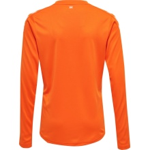 hummel Sport-Langarmshirt hmlCORE XK Poly Jersey (Interlock-Stoff) orange Kinder